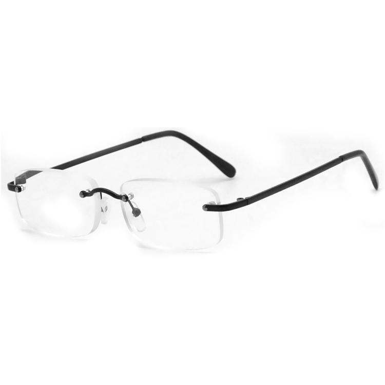 Dachuan Optical DRM368012 China Supplier Rimless Metal Reading Glasses With Cystal Color (6)